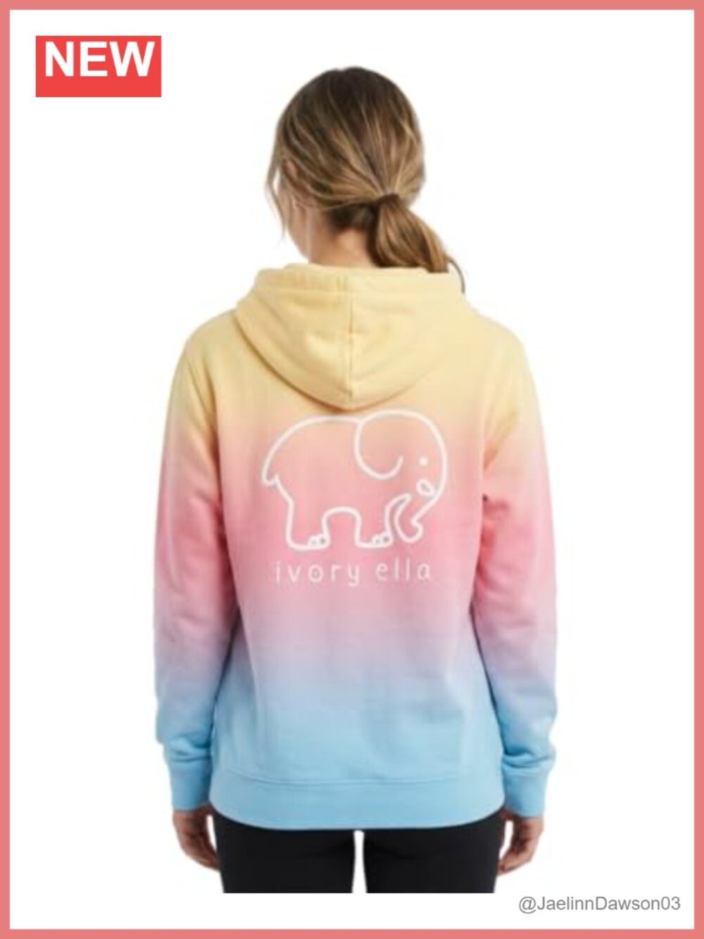 Oversized Hoodie 100% Cotton Relaxed Fit Tie Dye Pullover